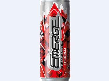 emerge energy drink refresh upmarket push looks brand unveiled across portfolio its