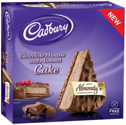 Cadbury Chocolate Mousse And Almond Cake G Cadbury Chocolate Mousse And Almond Cake G
