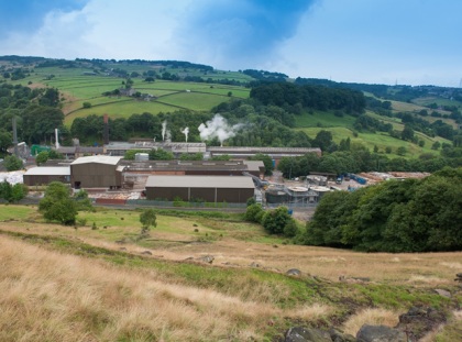 Carton recycling plant in Yorkshire