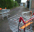 Abandoned trolleys