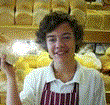 1D's Harry Styles rolls back the years in bakery shoot