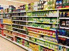Tea supermarket aisle