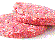 raw meat burger