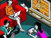 grocery advertisers illustration