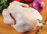 Whole raw chicken