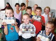 His Food helping out Moldovan children