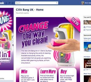 Cillit Bang Facebook page