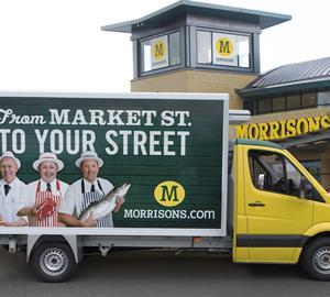 Morrisons home delivery van