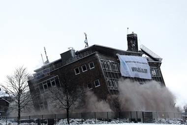 Make Mine a Builders demolishes school