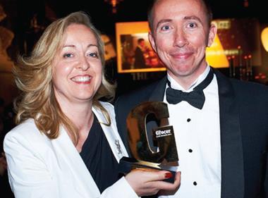 Inge Plochaet and James Watson of AB InBev