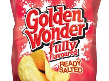 Golden Wonder turns salted crisp packaging from blue to red