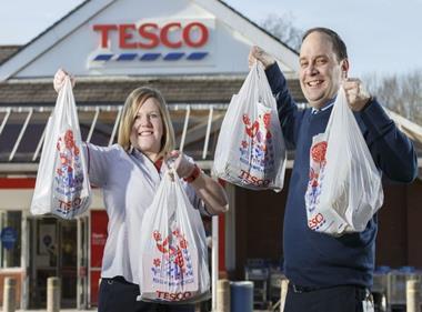 Tesco slashes plastic bag numbers by 1.5 billion in past year