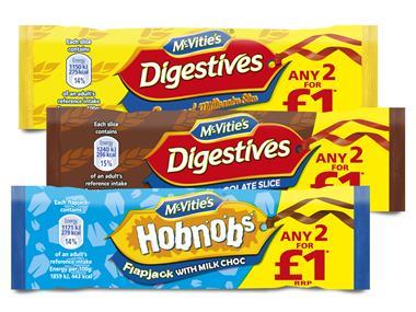 McVitie’s on-the-go range gets PMPs and smaller case sizes