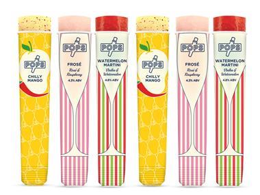 Pops adds Frosé and Watermelon Martini to popsicle lineup