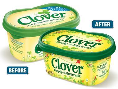 Clover packs redesigned to reflect recipe change