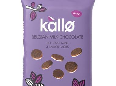 Kallo puts Chocolate Rice Cake Minis into snack packs