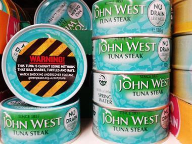 Tesco delists raft of John West tuna products after sustainability review