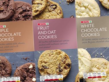 Spar adds all-butter trio of premium cookies