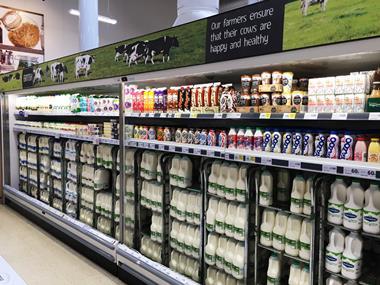 UK milk sales down £240m over two years