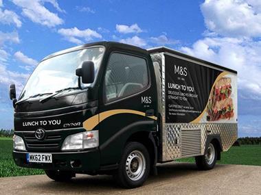 M&S plans to ramp up Lunch to You van sales operation