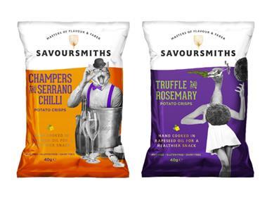 Russell Smith Farms unveils Savoursmiths luxury crisps
