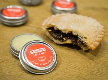 Greggs gives away bakery lip balms for Christmas kissing