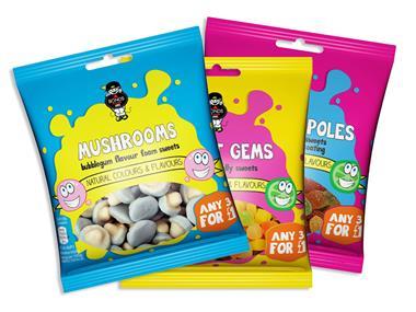 Bonds of London gives 3 for £1 sweets range a new look