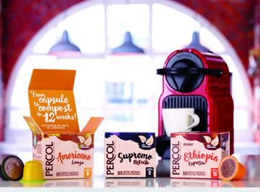 Percol Coffee launches trio of compostable Nespresso capsules