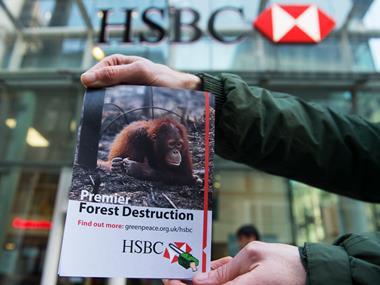 Greenpeace calls out HSBC over palm oil company funding