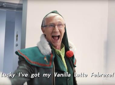 Paul O'Grady smells out Febreze's Twelve Stinks of Christmas