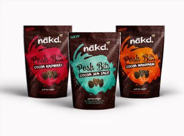 Nakd Posh Bits premium range targets ‘grown-up’ snackers
