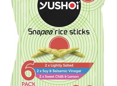Yushoi Snapea rice sticks get first variety multipacks