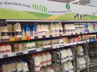 Asda price for four-pinter hits highest in almost two years