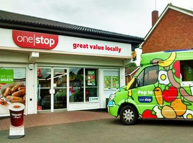 One Stop ice cream van to hand out samples in the Midlands