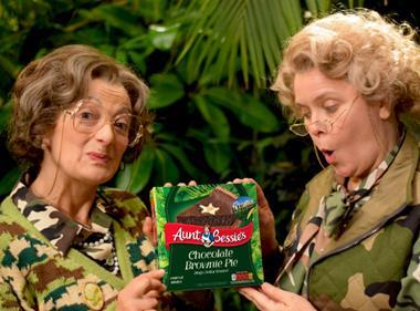 Aunt Bessie's adds I'm a Celebrity sweet and savoury lines