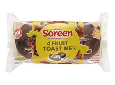 Soreen adds Toast Me's crumpet/teacake alternatives