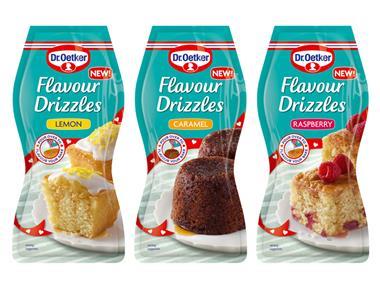 Dr Oetker Flavour Drizzles tap 'poke cake' trend