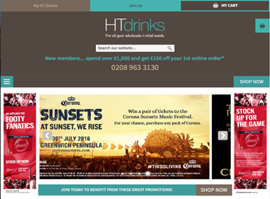 HT Drinks launches retailer ordering website