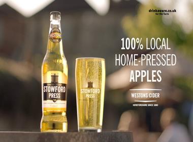 Westons gives Stowford Press TV push ahead of brand revamp