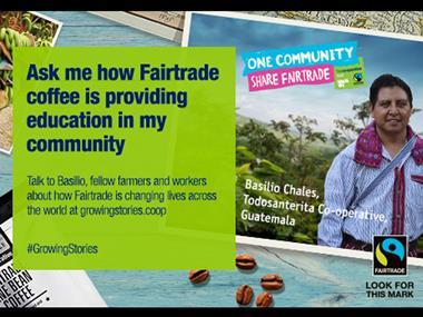 The Co-op campaign raises £25k for Fairtrade coffee producers