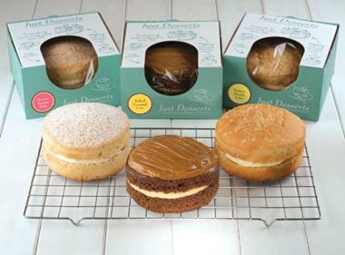 Just Desserts unveils first branded cakes range