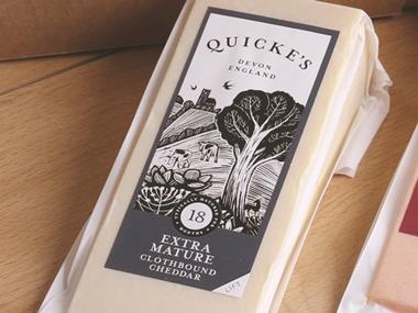 Quicke's Cheddar listed at 168 Morrisons stores