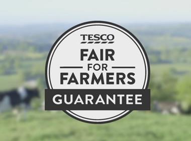 Tesco rolls out 'Fair for Farmers Guarantee' logo on fresh milk