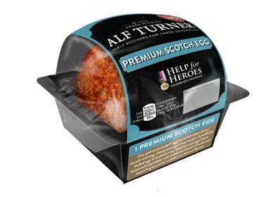 Alf Turner launches Premium Scotch Egg into Co-op