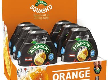 Robinsons adds orange variant to redesigned Squash'd range