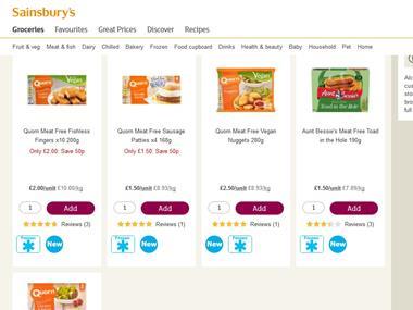 Sainsbury's adds five SKUs to frozen meat-free lineup
