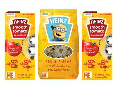 Heinz rolls out new four-strong kids' dry pasta shapes range