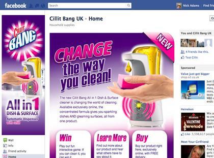 Cillit Bang Facebook page