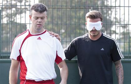David Beckham meets Paralympics squad
