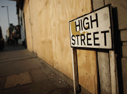 High street sign
